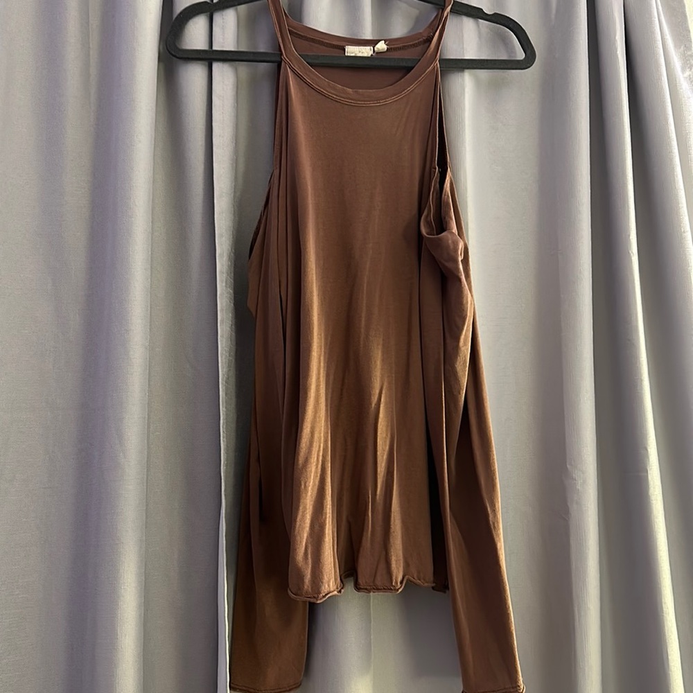 Buckle Long Sleeve Cold Shoulder Size L